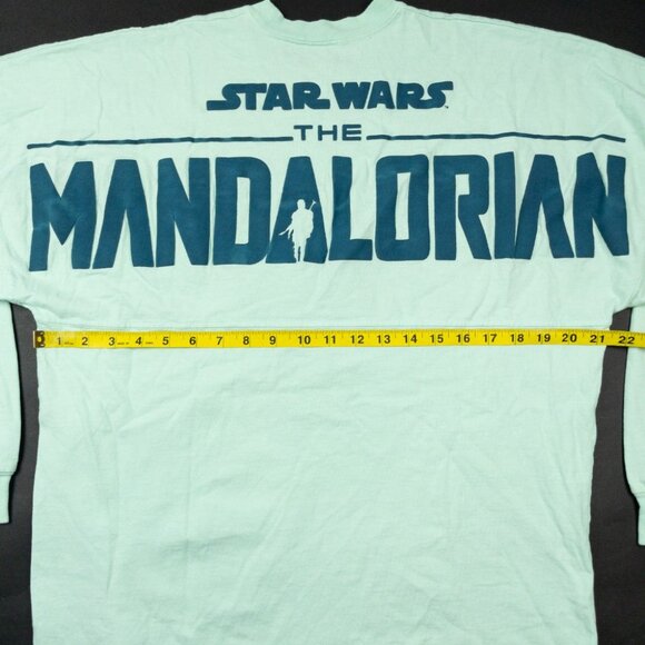 Spirit Jersey Star Wars The Mandalorian Grogu Shirt Disney Parks Mint Green Size - Picture 11 of 12